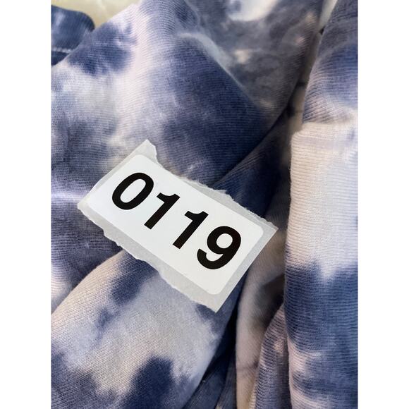 Y2K Volcom T shirt Mens Small Tye dye Blue White - Picture 4 of 4